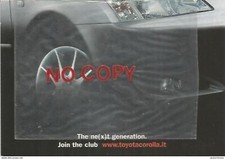 Auto. Car. Toyota Corolla.