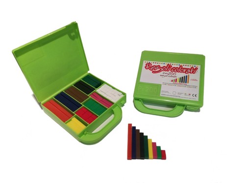 Valigetta regoli colorati - regoli,