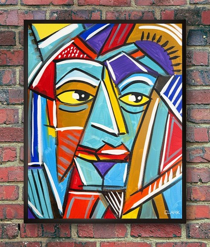 Ritratto astratto cubista