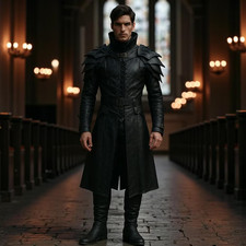Cappotto paladino gotico in