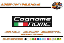 Adesivi Moto Auto Nome Cognome
