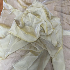 Mood chiffon di seta verde e