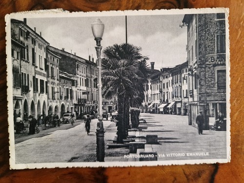 Cartolina portogruaro via - cartolina,