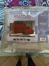 Copri divano Willy plus 4 Posti Con Penisola