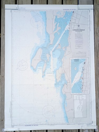 Mappa tabella nautica vintage