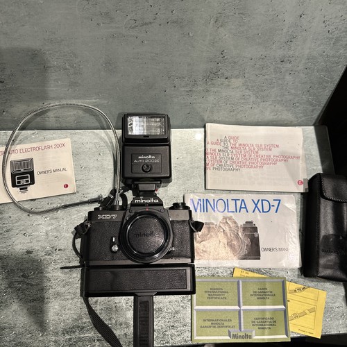 Minolta xd7 nero con - xd7, nero,