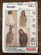 Poncho Burda 8886 UNCUT