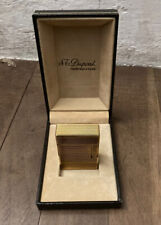 S.T. Dupont accendino placcato oro , linea 1 , modello orizzontale