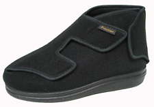 Scarpe di marca Fischer stivali in velcro 0551 scarpe sanitarie extra larghe K nere