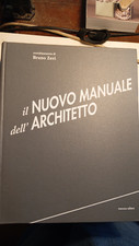 Il nuovo manuale dell'architetto Bruno Zevi edizione 1996