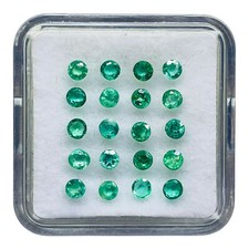 20 pezzi smeraldo colombiano