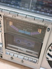 Sharp GF-9000 boombox ghettoblaster vintage radio tape stereo cassette player