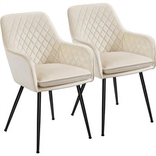 Poltrona da Salotto in Velluto Sedia da Pranzo per Camera da letto/Ufficio/Bar 