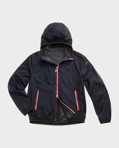 Giacca vento blauer nastrata - giacca,