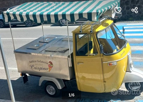 Ape car piaggio vendita gelati - piaggio,