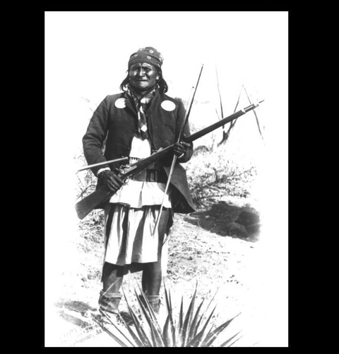 1886 geronimo surrender photo - surrender,