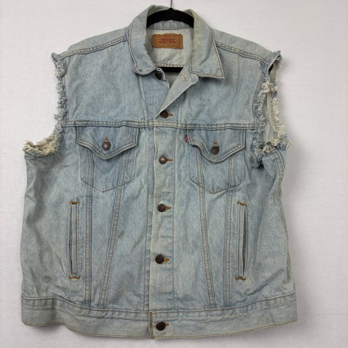 Gilet camionista denim - , vintage