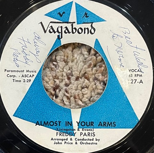 Obscure 1960s pop freddy - 45,