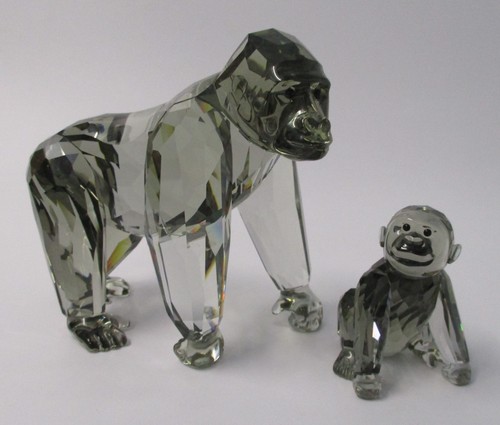 Swarovski crystal gorillas - swarovski,