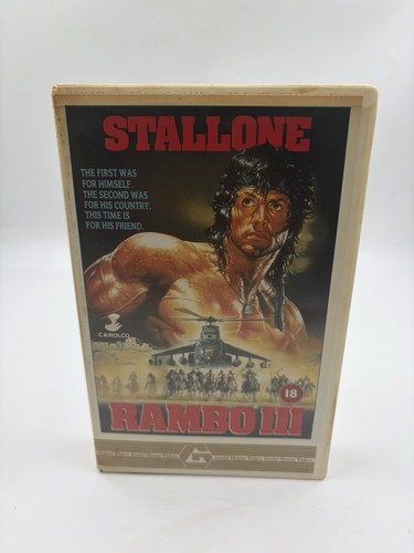 Rambo vhs pal big - rambo, 3