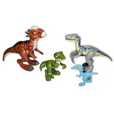 Lotto di 4 dinosauri Imaginext