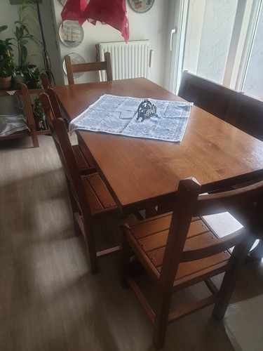 Tavolo legno massello rovere - tavolo,