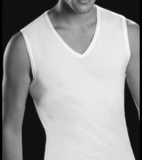 T-shirt uomo JULIPET Light Cotton jersey Filio di Scozia smanicata nera