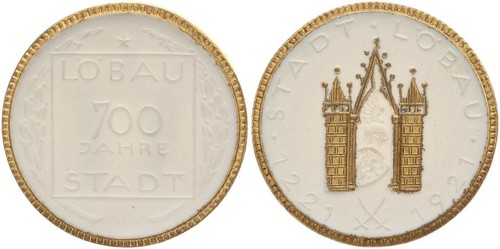 Medaglia porcellana 1921 - medaglia, di