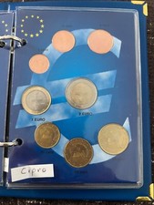 MONETA serie da 1 C. al €2 Cipro 2008 - (6049)