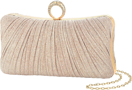 Pochette donna dorata - pochette,