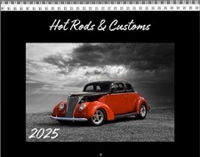 Calendario da appendere 2026 "American Iron" - Hot Rods & Customs 8,5"x11"