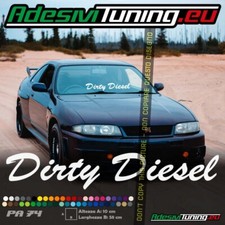 Adesivo Dirty Diesel (Parabrezza Anteriore / Lunotto Posteriore)