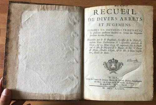 Libro antico recueil - recueil, de