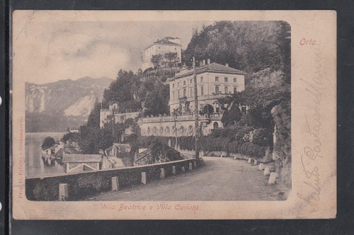 Cartolina orta villa beatrice - cartolina,