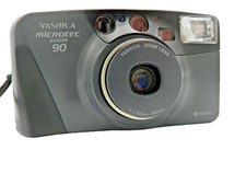 Yashica fotocamera analogica microtec Zoom 90 (Kyocera) Point & Shoot / testata!