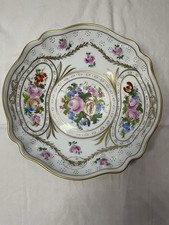 Elegante Piatto in Porcellana Limoges – Diametro 23 cm