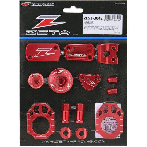 Kit billetta zeta rosso honda - zeta,