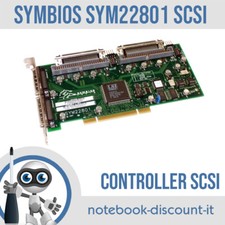 LSI Symbios SYM22801 DOUBLE CHANNEL SCSI 50 68 SUN SCHEDA SCSI