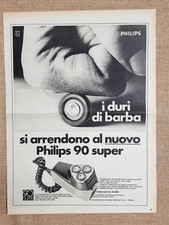 Rasoio Philips 90 super Pubblicità vintage anni '70