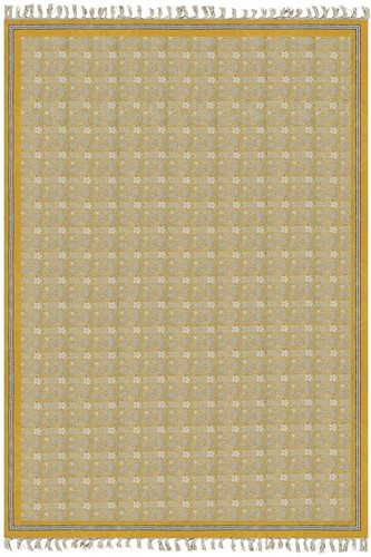 Giallo mano blocco stampato - giallo,