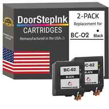 Cartucce di inchiostro compatibili DoorStepInk per Canon BC-02 nero confezione doppia - USA