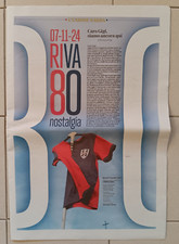 CAGLIARI CALCIO GIGI RIVA - INSERTO UNIONE SARDA 7/11/2024 - VEDI DETTAGLI