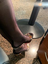 CIABATTINA CON TACCO A SPILLO 12 CM MULTICOLOR TAGLIA 44