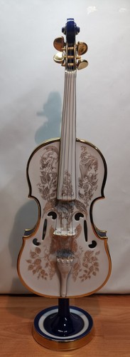 Vintage violino porcellana - vintage,