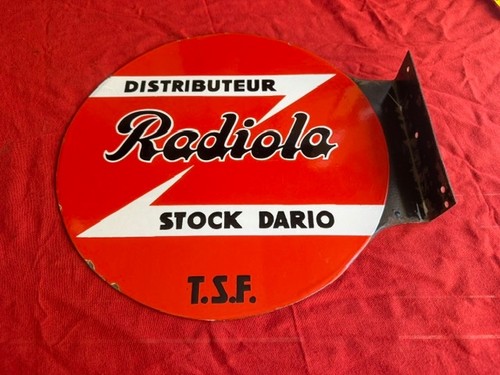 Plaque emaille publicitaire - plaque,