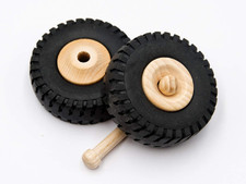 ® - 2 Ruote in Legno Di