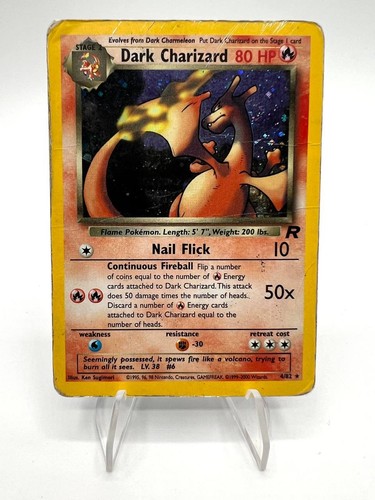 Carta pokemon dark charizard - pokemon,