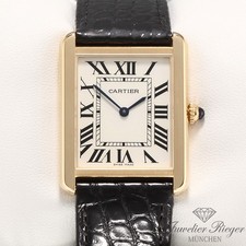Cartier Tank Solo modello grande acciaio oro giallo 750 W1018855 2024 acciaio oro