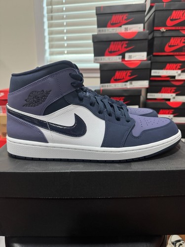 Nike air jordan - mid, obsidian