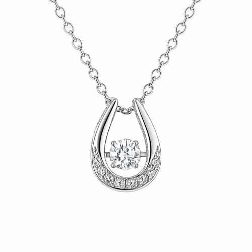 Collana ferro cavallo - collana, di